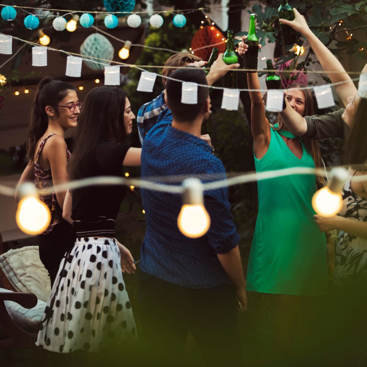 Feier mit Lichterketten Galerie