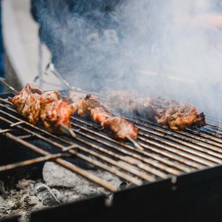 Fleisch auf Grill Galerie