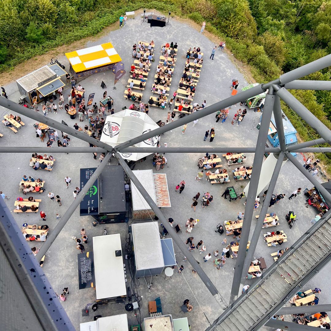 Tetraeder Bottrop von oben